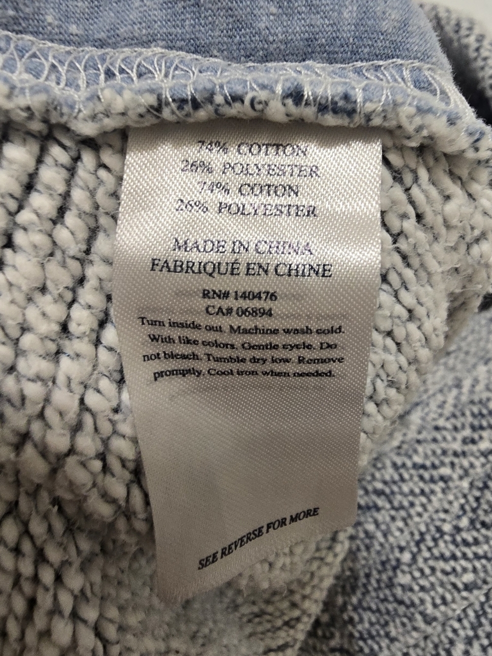 FAHERTY Men's Whitewater Sweatpant Light Blue Medium Athleisure Casual - Picture 9 of 10